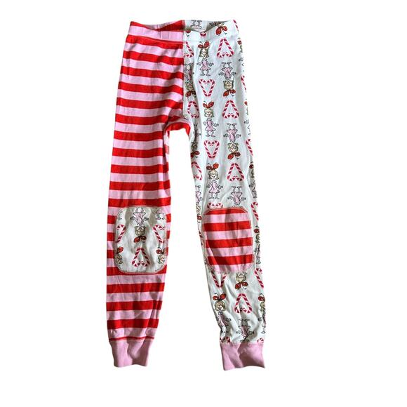 Hanna Andersson x The Grinch Pink & Red Cindy Loo Who Pattern Pajama Pants 6-7 - Picture 1 of 7